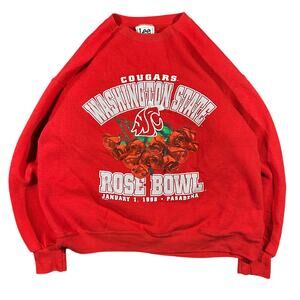 Vintage 1998 Rose Bowl Washington State Cougars Crewneck Sweatshirt